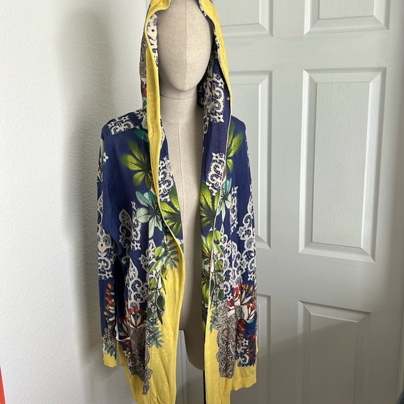 Johnny Was sweater with hoodie